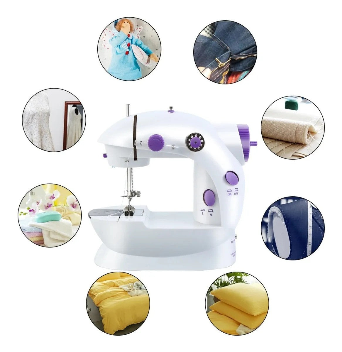 ¡Máquina de Coser Portátil – Cose, Repara y Crea SIN Enredos!