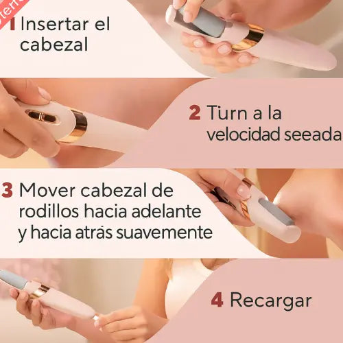 Quita Callos Eléctrico – Pies Suaves en Casa, Sin Gastar en Salones