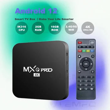 TV Box MXQ Pro 2RAM: ¡Transforma tu TV en un Cine en Casa sin Pagar Costosas Suscripciones!