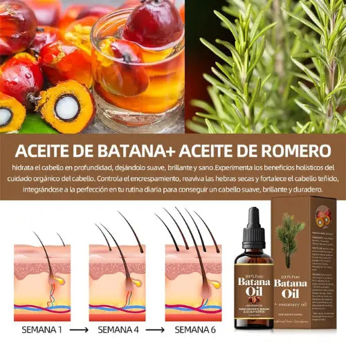 🌿Aceite de Batana Natural – Nutre, repara y estimula el crecimiento de tu cabello (PAGA 1 Y LLEVA 2)
