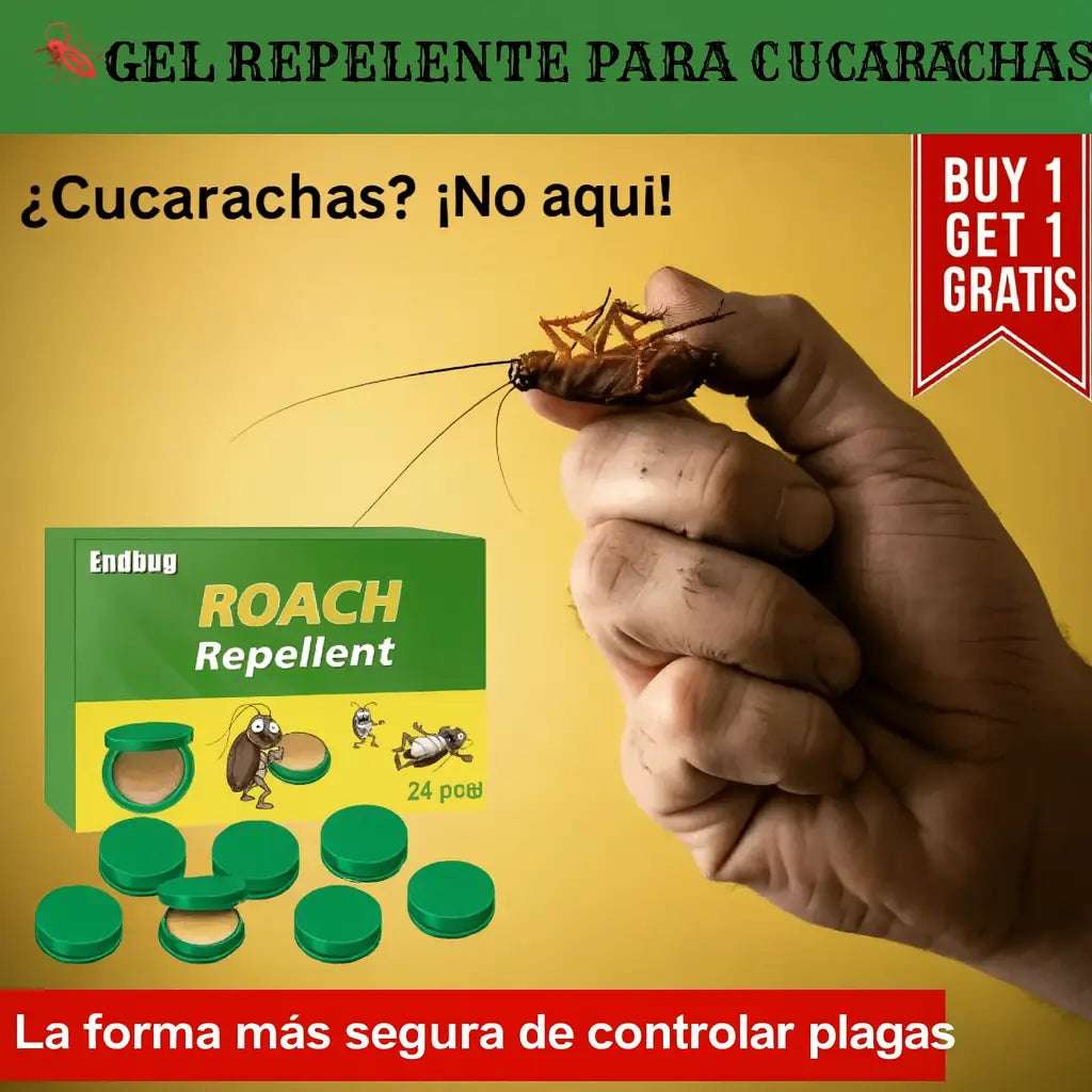 🪳Gel Natural Anti-Cucarachas – Despedite de las plagas y recupera tu hogar