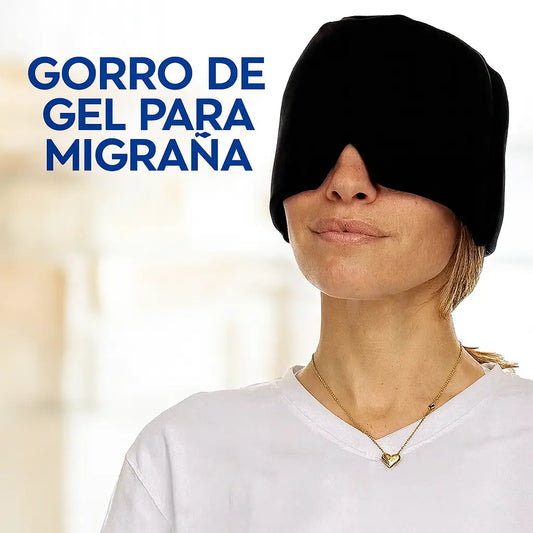 Gorro de Gel Terapéutico – Frío o Calor para Estrés y Dolores de Migraña