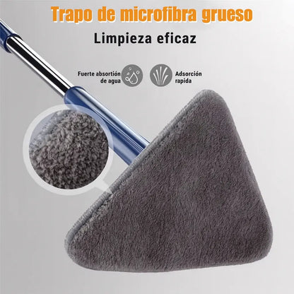 Trapeador Triangular 360° – Llega a Esquinas, Limpia sin Esfuerzo y en Toda Superficie