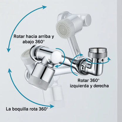 Extensor de Grifo Universal – Giro 1080° para Mayor Comodidad y Limpieza(PAGA 1 Y LLEVA 2)