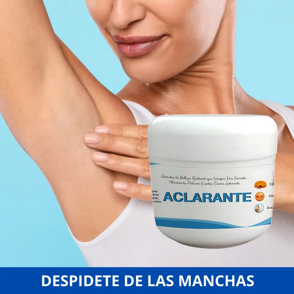 🌿Crema Aclarante Natural – Desvanece Manchas y Unifica el Tono de tu Piel