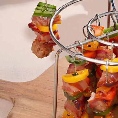 Parrilla para Air Fryer – 36 Ganchos de Acero Inoxidable