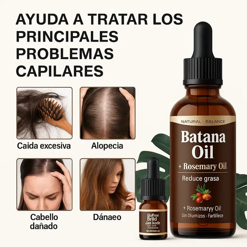 🌿Aceite de Batana Natural – Nutre, repara y estimula el crecimiento de tu cabello (PAGA 1 Y LLEVA 2)